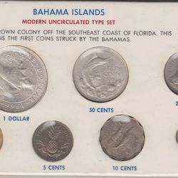 1966 Bahama Islands Uncirculated Type Set
