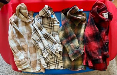 Toddler boy flannels