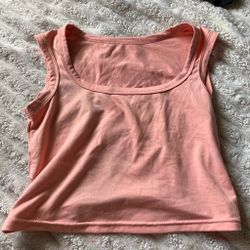 cute cropped pink xs
