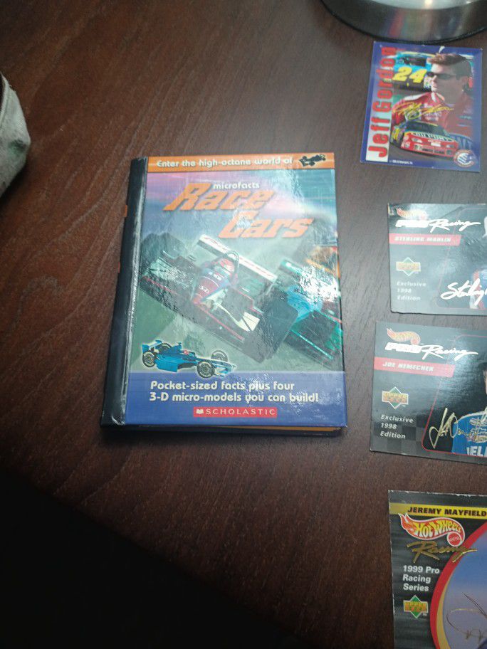 Race Cars And Hot Wheels Cards