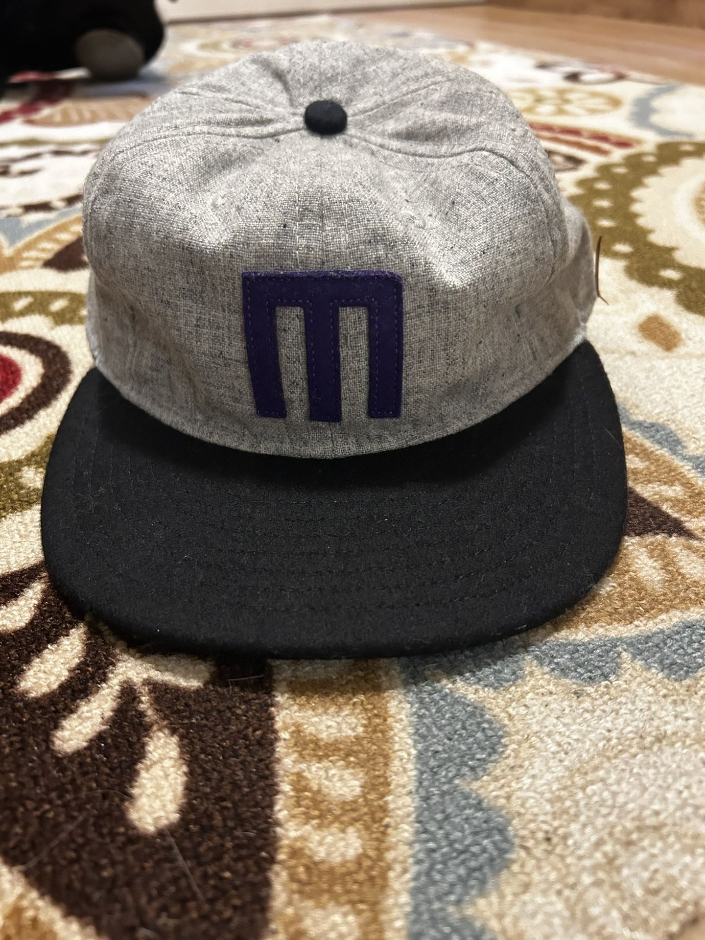 “M” Baseball Cap Size 7 3/4