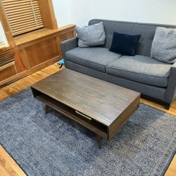 Couch, Table, Rug