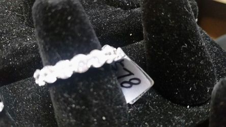 .925 cz Diamond Ring