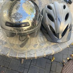 Small Harley Davidson, Helmet And Bike Helmet Free