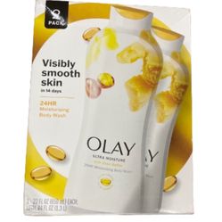 2 Pack Olay Body Wash With Shea Butter