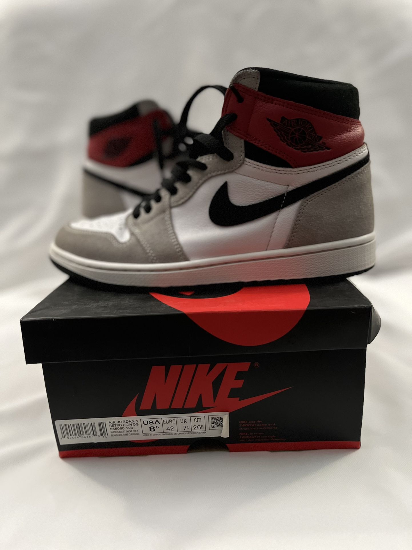 Jordan 1 Retro High OG Light Smokey Grey 
