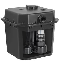 Sump Pump System 1/3 HP 2900 GPH 25ft Head with enclosed canister