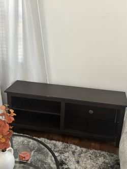 T.V ENTERTAINMENT CENTER , END TABLE