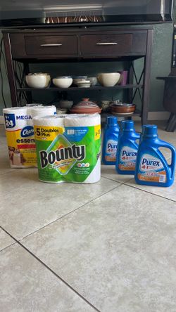 Purex Laundry Detergent, Charmin, Bounty