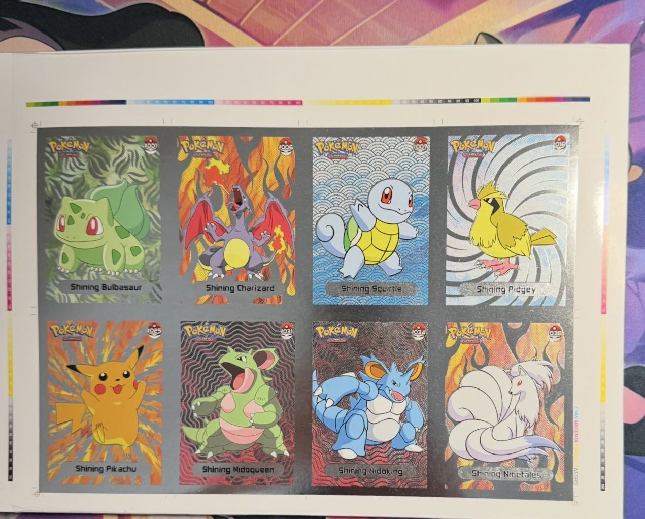 Pokemon Uncut Sheet Infinity Shining Silver Set Charizard
