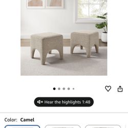 17”Modern Square Ottoman