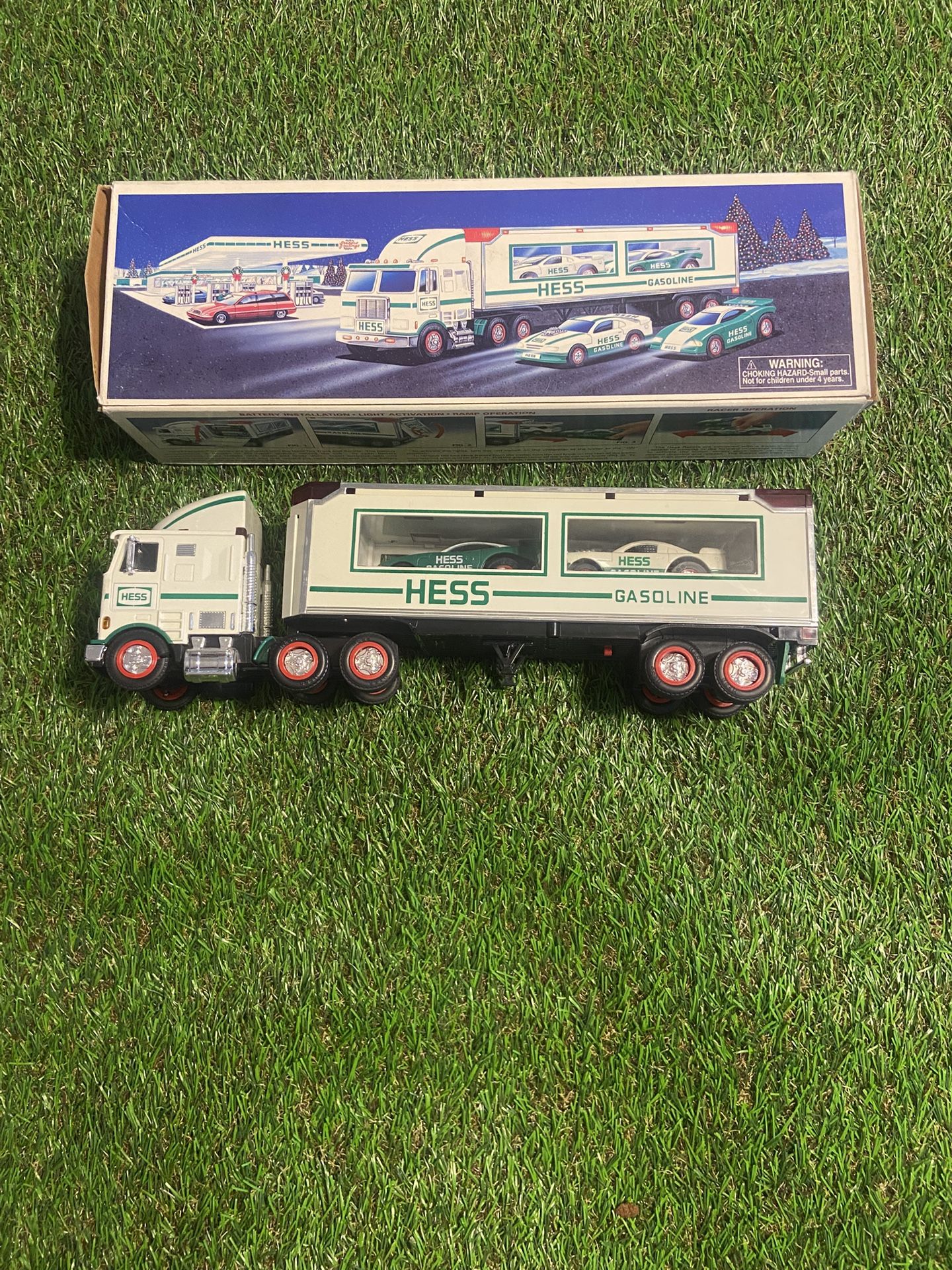 1997 HESS Toy Truck and Racers