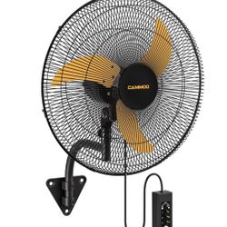 20 inch Wall Mount Fan Oscillating, Extended 3.3ft Wired Remote and 6.6ft Power Cord, 3-Speed Industrial Wall Mounted Fan for Commercial