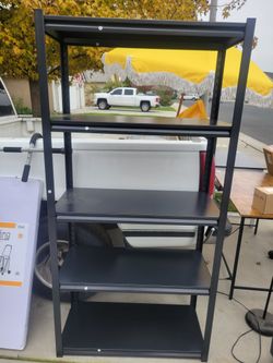 Metal 5 Shelf Storage Rack