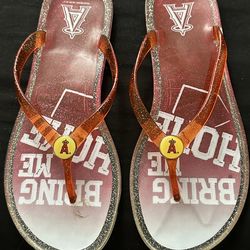 MLB Angels Sandals Flip Flops size Large 9/10 W From Angel Stadium