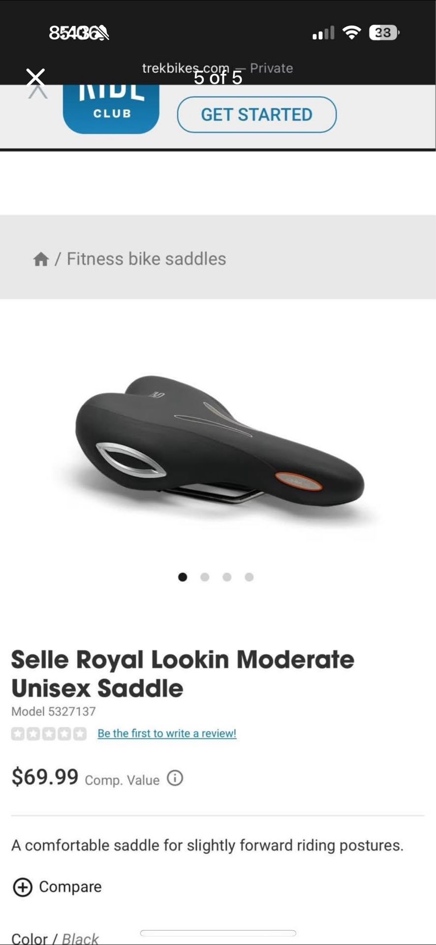 Bike Seat New