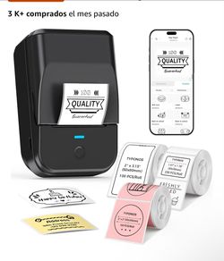Typonos Wireless Thermal Label Printer