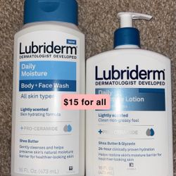 Lubriderm Lotion And Bodywash 