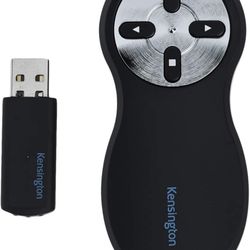 Kensington wireless presenter Remote  with wireless USB dong &  2 new Batteries included 