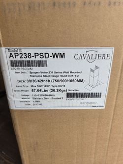 Cavaliere AP238-PSD-WM Wall Mounted Range Hood