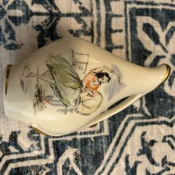 Rare Mid-Century 1960's Alka Kunst 365 Siesta w/ Donkey Vase Pitcher Bavaria 6”