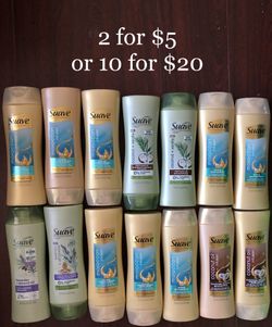 Suave Shampoo & Conditioner 2 for $5 or 10 for $20