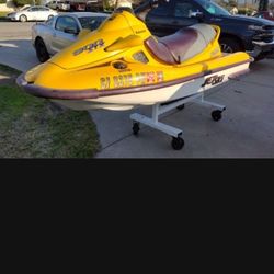 99 SEADOO KAWASAKI STX JET SKI BEAUTIFUL INSIDE AND OUT 00 HOURS FRESH 1100/MOTOR INSTALL WITH REBUILT CV PRIMER CARBS 2025 TAGS  2450 NO TRAILER