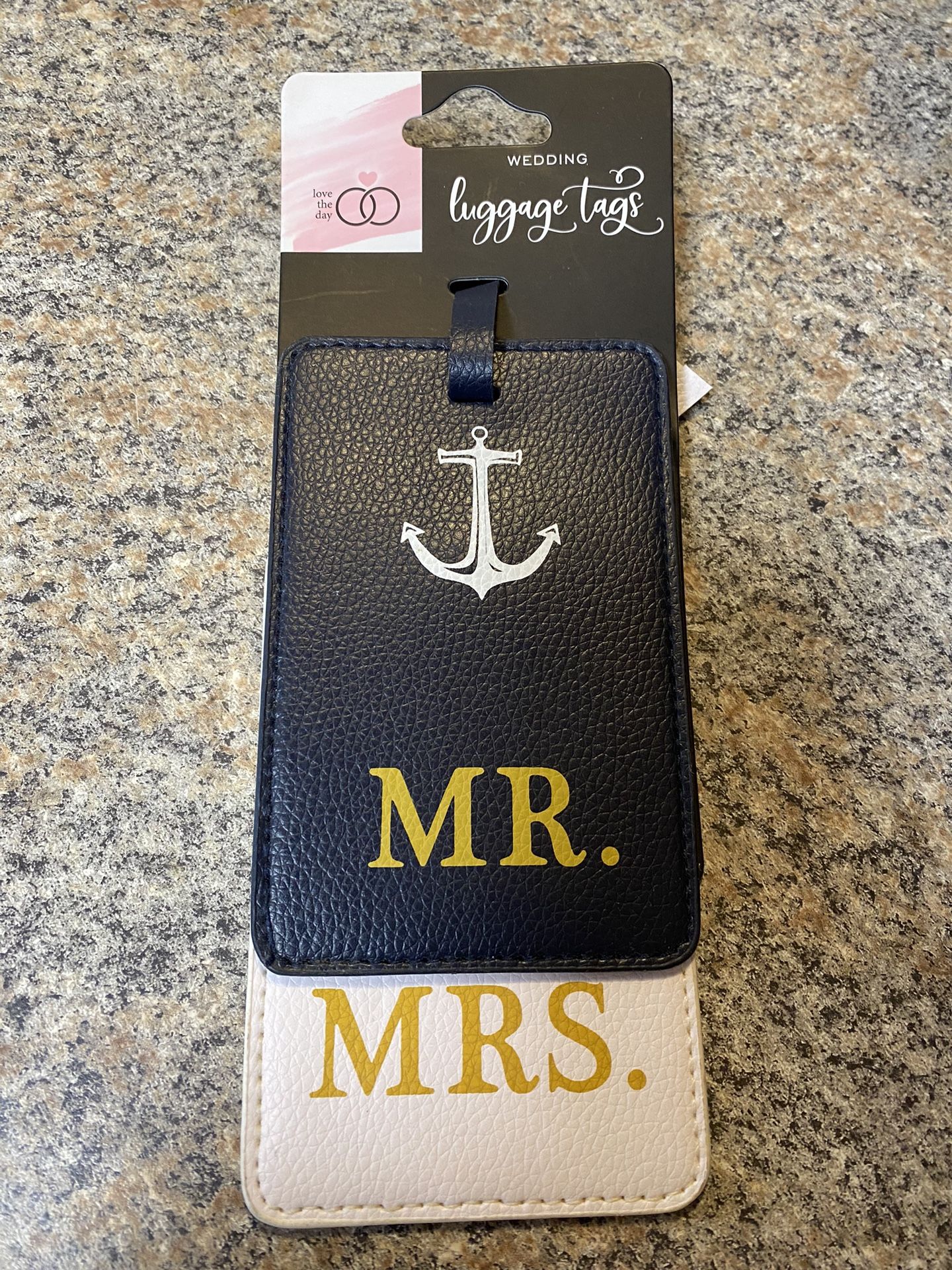 Nautical Themed Mr. And Mrs. Luggage Tags