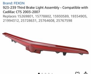 923-239 Third Brake Light Assembly - Compatible with Cadillac CTS 2003-2007 Replaces 1, 1, 1, 1, 2, 1, 25764