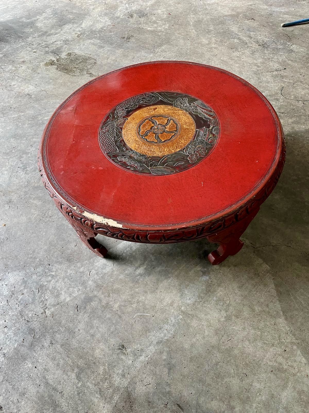 Antique Japanese Low Tea Table