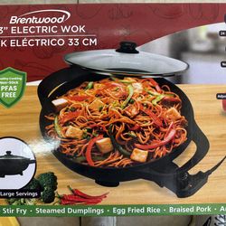Brentwood: 13 inch electric wok