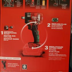 Milwaukee M18 FUEL 1/2" High Torque Impact Wrench with Friction Ring (Model 2967-20