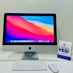 iMac 21” Desktop Apple Intel Core i5/8GB RAM/512GB⚡️Microsoft Office Word Excel,Logic,Final Cut🖥️1 Yr Wrnty✅$0Down Finance Available