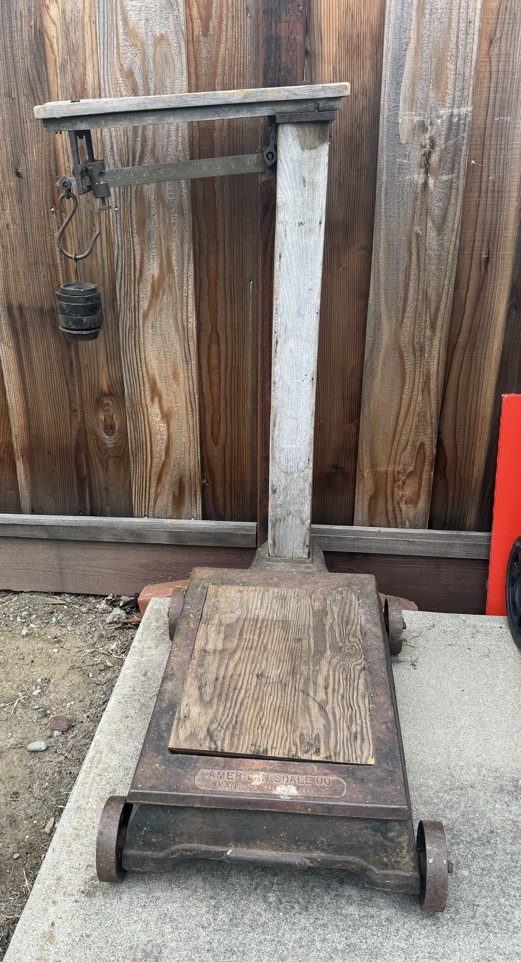 Antique Feed Scale