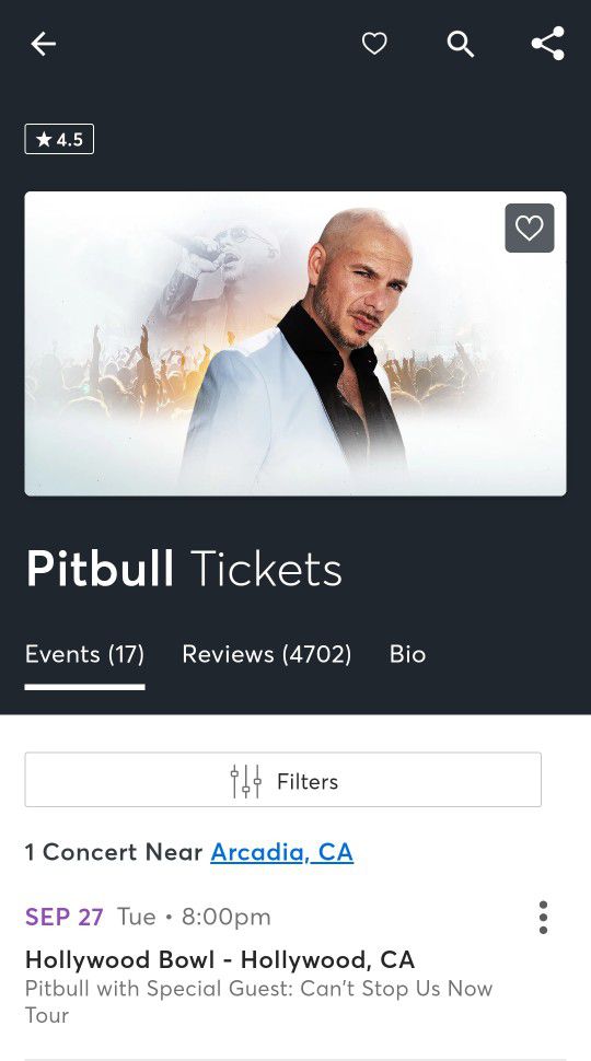 Pitbull Tickets 2