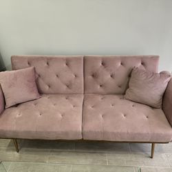 Pink Couch Futon 