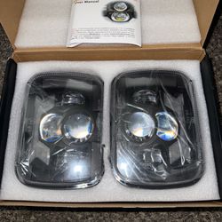 HWSTAR 6000K 180W 1000% Bright H6054 5x7 7x6 Led Headlights JEEP XJ TJ YJ New