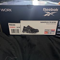 Reebok Nanoflex TR Work SD Comp Toe Black/Camo/Brown 9.5 B (M)
