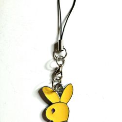 Cellphone Charm Accessory Keychain Playboy Bunny