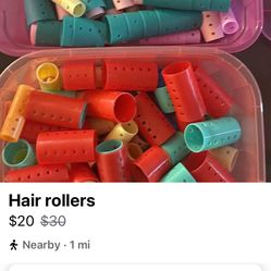 Hair rollers $12 Both Boxes 