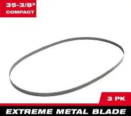 MILWAUKEE - 35-3/8 in. 12/14 TPI Compact Extreme Thin Metal Cutting Band Saw Blade (3-Pack) For M18 FUEL/Corded Compact Bandsaw