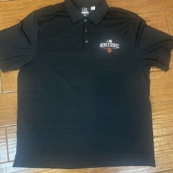 San Francisco Giant 2014 World Series Cutter & Buck DryTec XL Polo Shirt