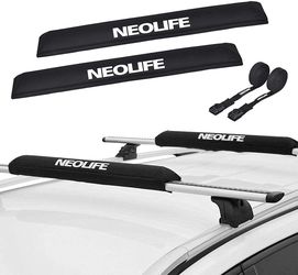 SUV Car Roof (NOT) Rack PADS With Two 15ft Tie Downs For Surfboard Snowboard