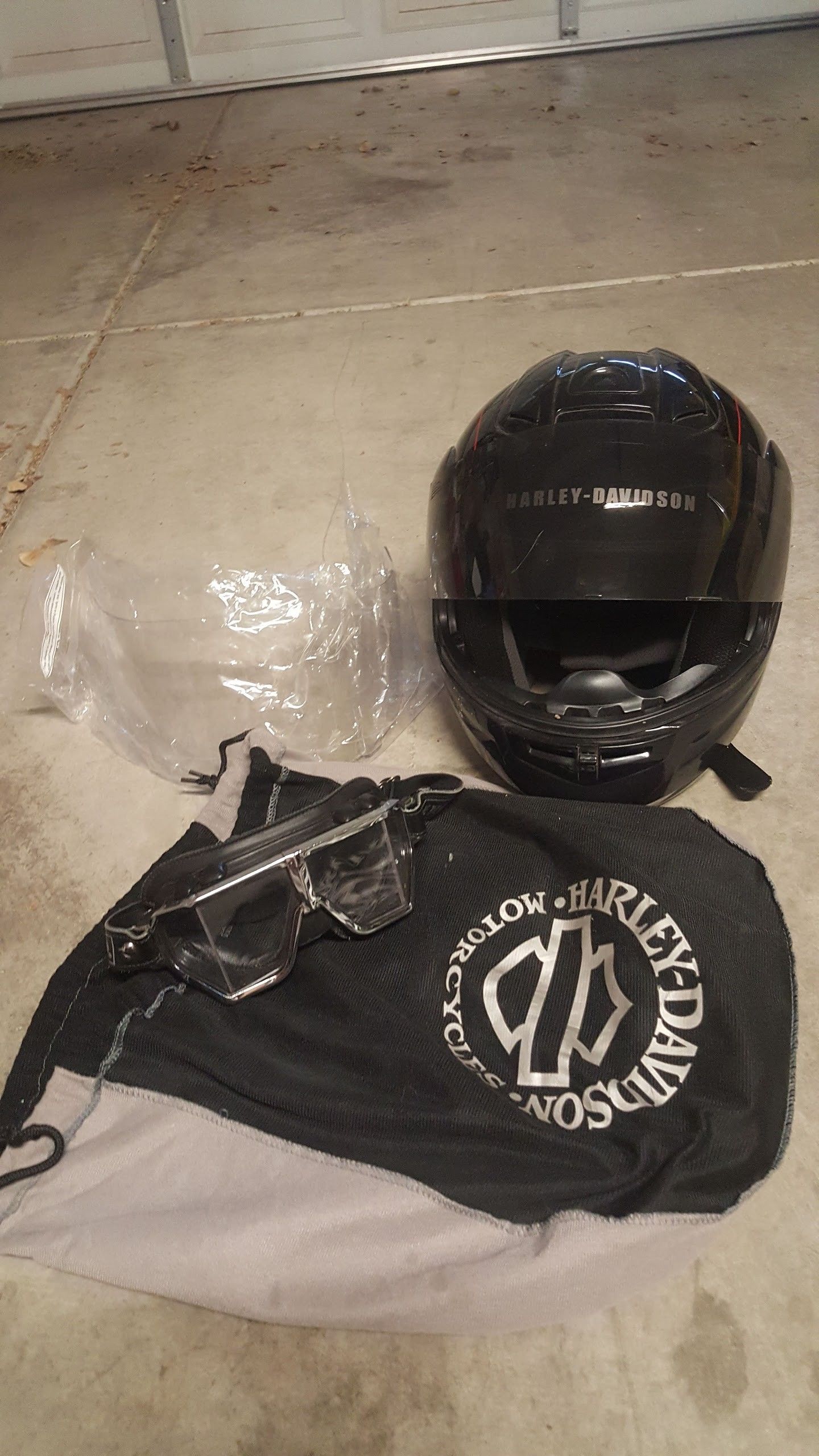 Harley Davidson full face helmet & Accessories 