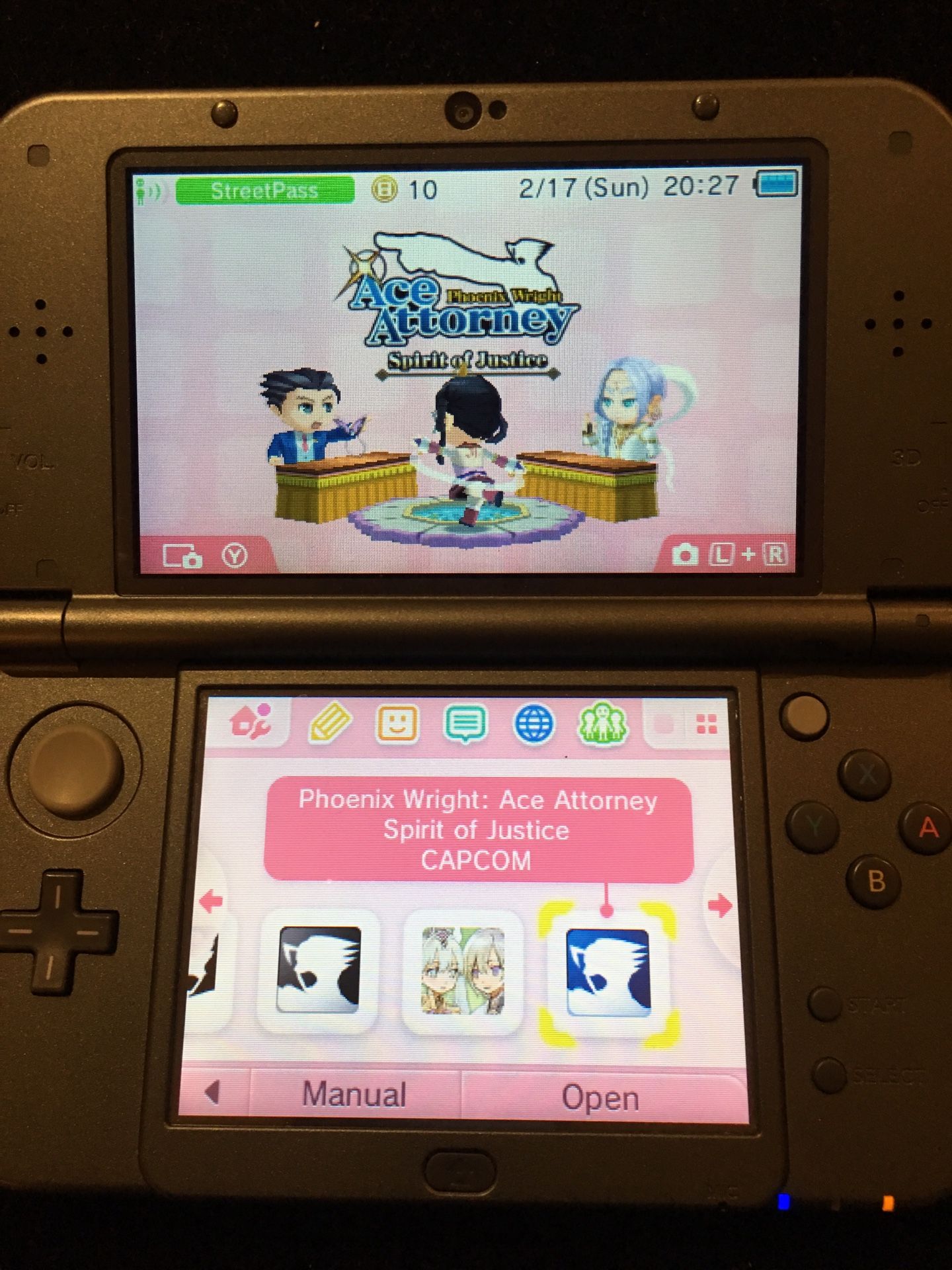 Nintendo NEW 3DS XL Gray+5 Anime Roll Playing Games