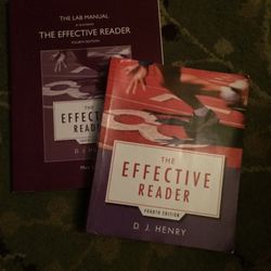 The effective reader fourth edition textbook and comes w the lab workbook by mary dubbe - college textbooks