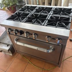 Cocina y plancha comercial