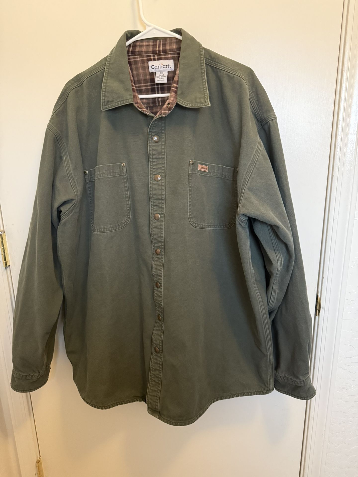 Carhardtt Canvas Shirt Jacket, Lined