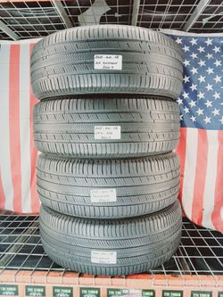 ✅ 4 NICE USED TIRES P265/60R18 MICHELIN PREMIER DEFENDER LTX A/S USED TIRES 265 60 18