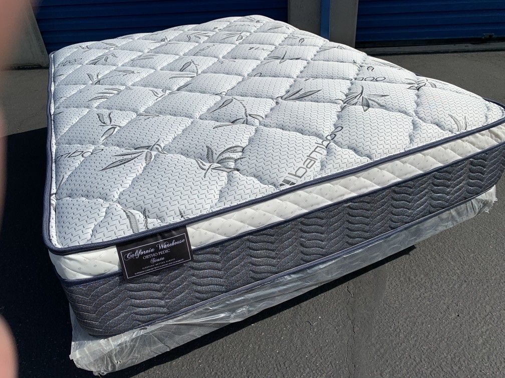 New Queen Bamboo Collection Pillow Top Mattress!